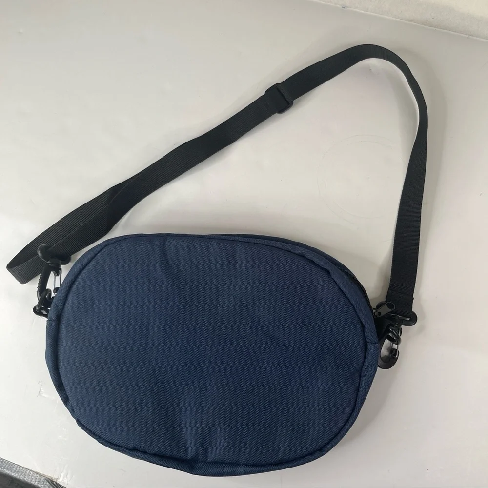 Poler Navy Round Shoulder Bag